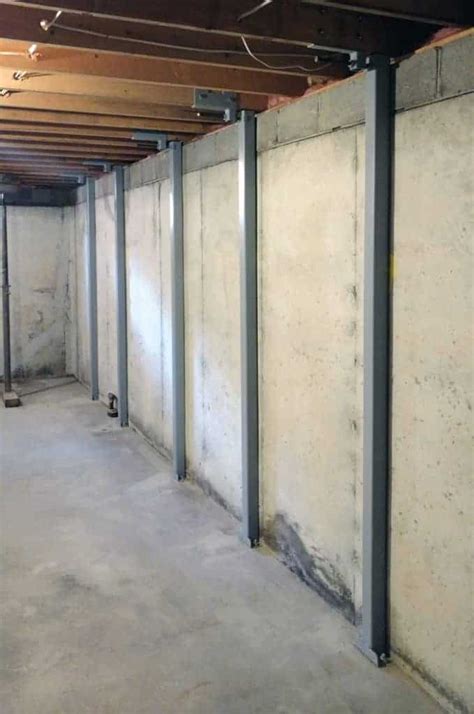 steel basement wall bracing